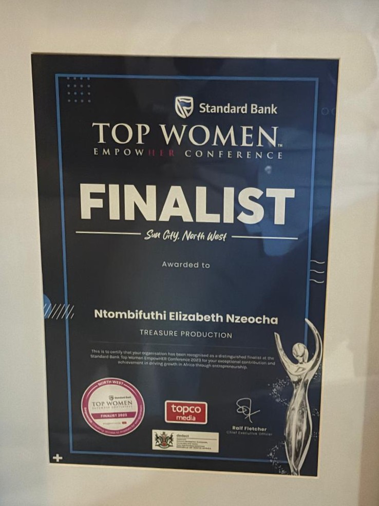 Two models wearing women's black cotton crewneck tee and off-white cotton crewneck tee.